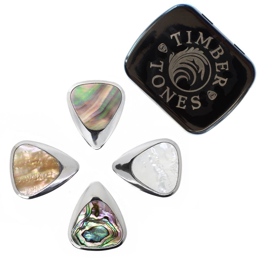 Inlay Tones - Tin of 4 Guitar Picks | Timber Tones - Timber Tones