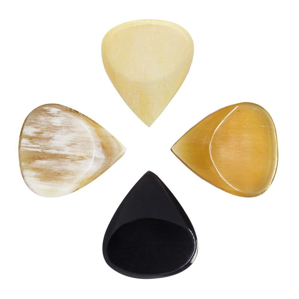 Carbone Tones Picks Car-Har-4 Rigide Lot De 4 Médiateurs Guitare