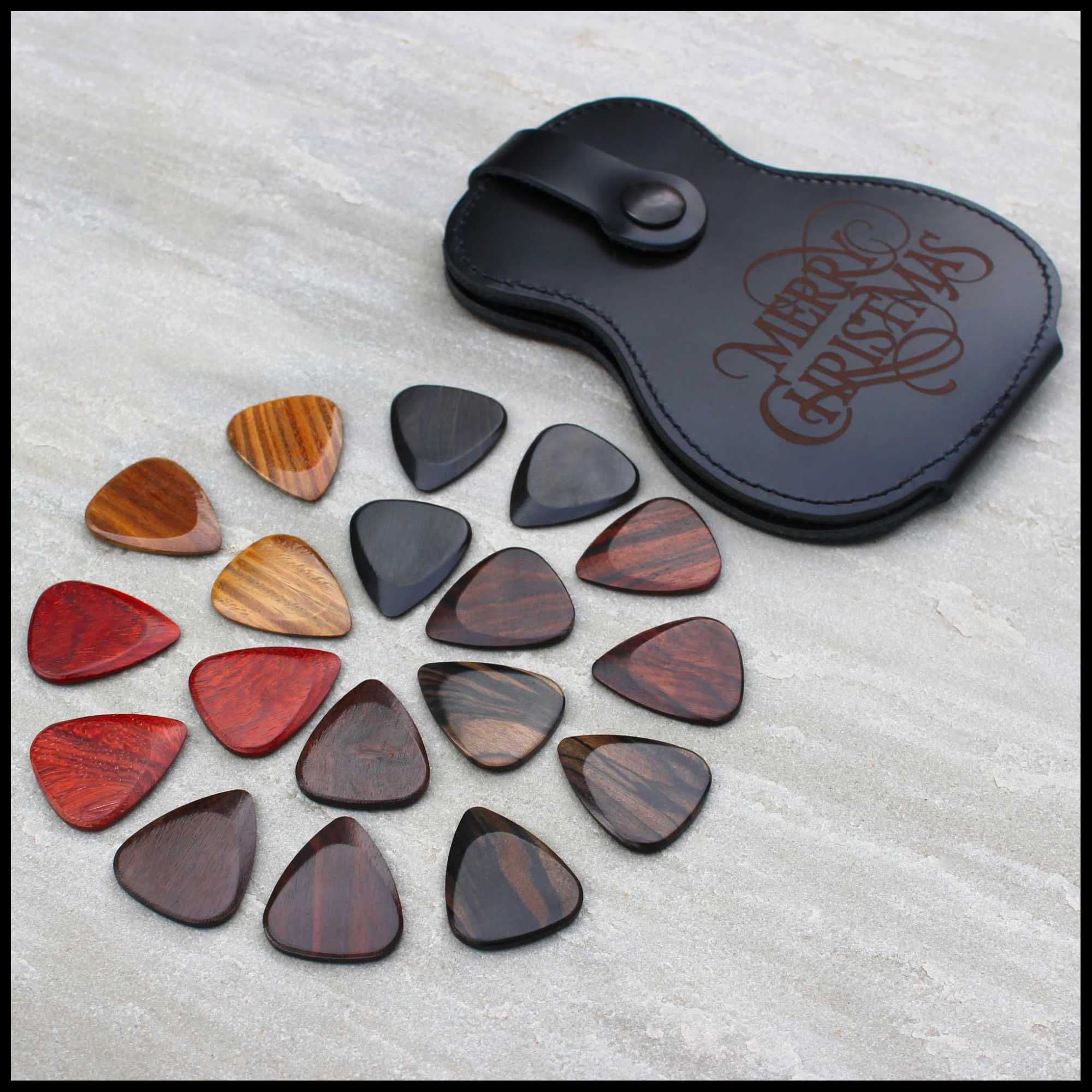 Plectrum Wallet - 18 Electric Guitar Picks | Timber Tones - Timber Tones