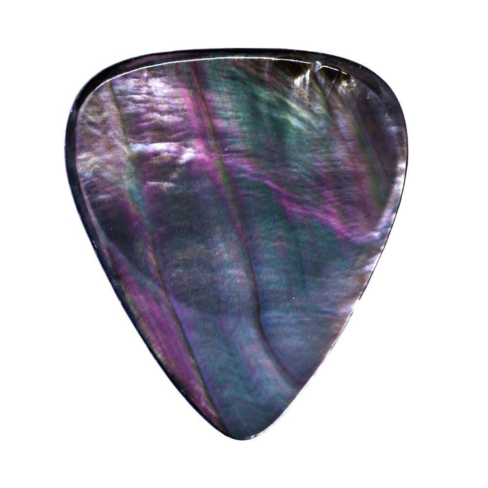 Shell Tones - Black Pearl - 1 Guitar Pick | Timber Tones